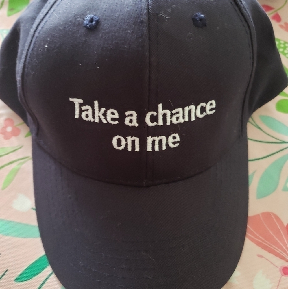 𝅺baseball cap "take a chance on me"